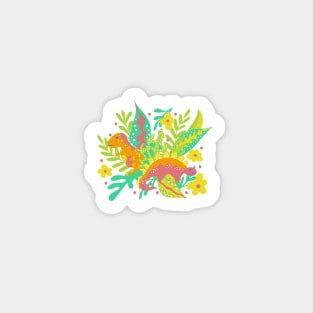 Optimistic Dinosaurs Sticker